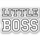 KLEINE BOSS STICKER (Voorkant)