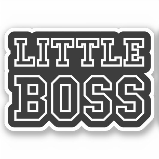 KLEINE BOSS-STICKER STICKER (Voorkant)
