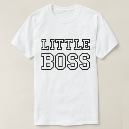 KLEINE BOSS T-SHIRT (Design voorkant)