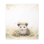 Kleine bosvriend Opossum Notitieblok (Voorkant)