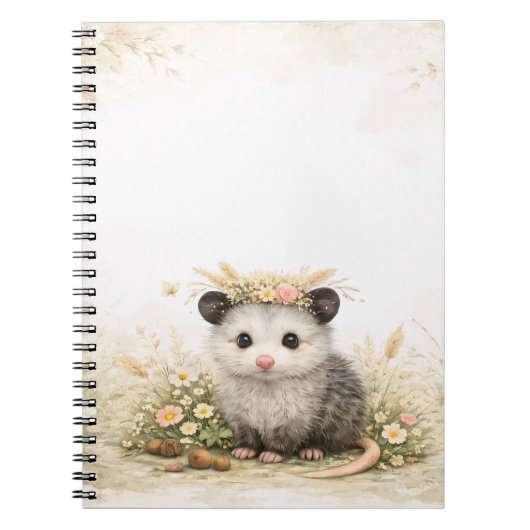 Kleine bosvriend Opossum Notitieboek (Voorkant)