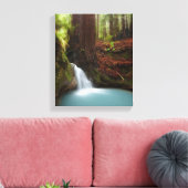 Kleine boswaterval canvas afdruk (Insitu (Woonkamer))