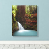 Kleine boswaterval canvas afdruk (Insitu (Houten vloer))