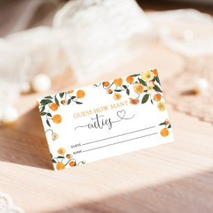 Kleine botanische Cutie raad hoeveel delen er zijn Informatiekaartje