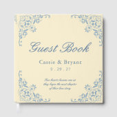 Kleine Boter Geel Kust Trouwen Gastboek Gastenboek (Voorkant)