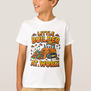 Kleine Bouwer Aan Het Werk Cute Bulldozer T-Shirt