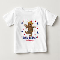 Kleine bouwer zoals papa