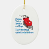 KLEINE BOYS KERAMISCH ORNAMENT (Voorkant)