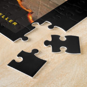 Kleine brandstapels overal legpuzzel (Zijkant)