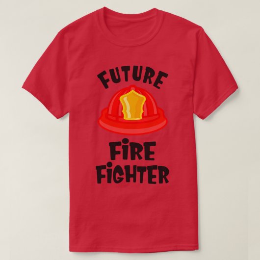Kleine brandweerman Kinder brandweer jongens T-shirt (Design voorkant)