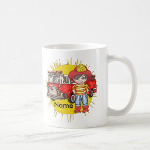 Kleine brandweerman koffiemok