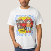 Kleine brandweerman t-shirt (Voorkant)