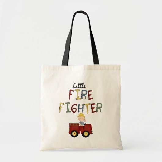 Kleine brandweerman tote bag (Voorkant)