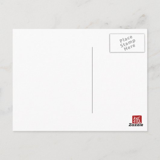 Kleine briefkaart (Achterkant)