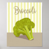 Kleine broccoli poster (Voorkant)