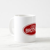 Kleine broeder (ovaal) koffiemok (Voorkant links)
