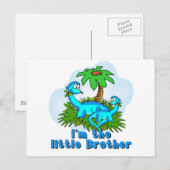 Kleine broederdinosaurussen briefkaart (Voorkant / Achterkant)
