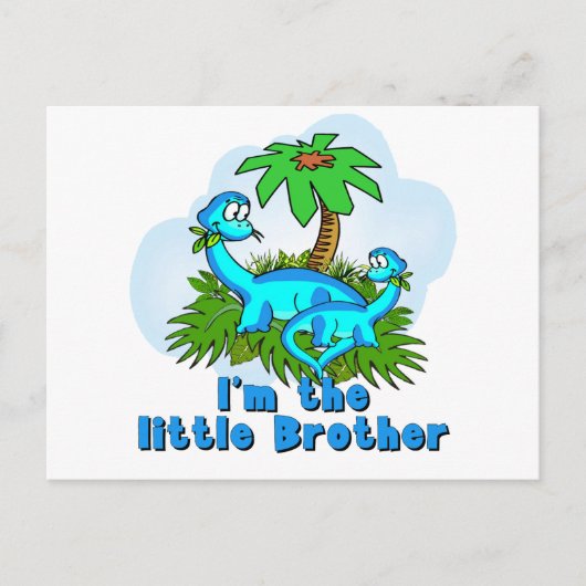 Kleine broederdinosaurussen briefkaart (Voorkant)