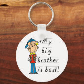 Kleine broedert-T-shirts en cadeautjes Sleutelhanger (Voorkant)