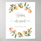 Kleine broekjes Babies zijn een zoet Poster (Voorkant)