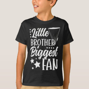 Kleine broer aanmoedigen broer van een cheerleader t-shirt