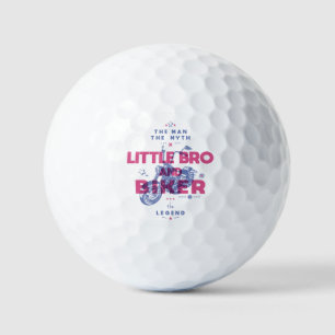 Kleine broer en fietser het man de mythe van de le golfballen