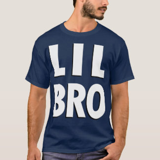 Kleine Broer LIL BRO Leuke Familie Sibling Simple  T-shirt