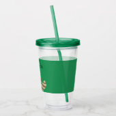 Kleine broer of Big Brother Raccoon, gepersonalise Acryl Drinkbeker (Links)