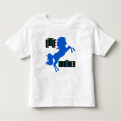 Kleine broer paard opfokken kinder shirts (Voorkant)