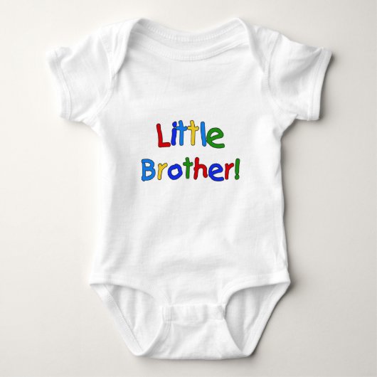 Kleine Broer Primaire Kleuren Tshirts en Geschenke (Voorkant)