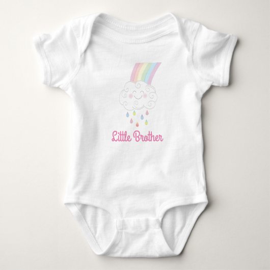 Kleine Broer Regenboog Romper (Voorkant)
