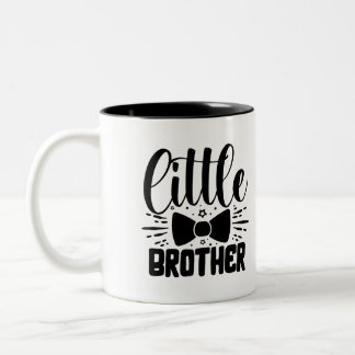 Kleine broer tweekleurige koffiemok