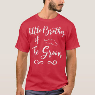 Kleine broer van Groom & Bride Wedding Matching T-shirt