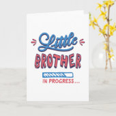 Kleine broertje aan de gang kaart (Gele Bloem)