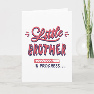 Kleine broertje aan de gang kaart