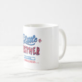 Kleine broertje aan de gang koffiemok (Voorkant rechts)