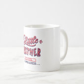 Kleine broertje aan de gang koffiemok (Voorkant rechts)