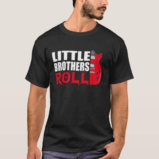 Kleine broertjes rolletjes bijpassend jongere broe t-shirt (Voorkant)