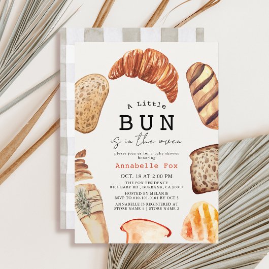 Kleine Broodje in de Oven Bakkerij Gebak Baby Show Kaart