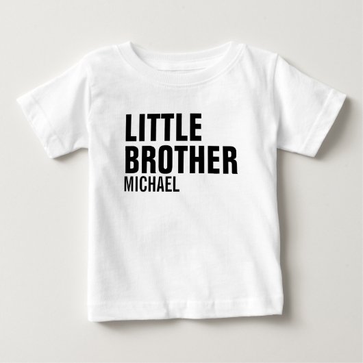 Kleine Brother Custom Baby Romper (Voorkant)