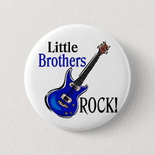 Kleine Brothers Rock. Ronde Button 5,7 Cm