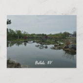 Kleine brug over water briefkaart (Voorkant)