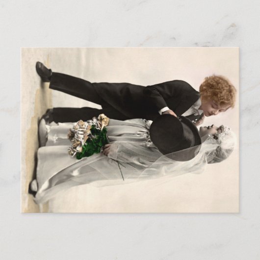 Kleine bruiloft briefkaart (Voorkant)