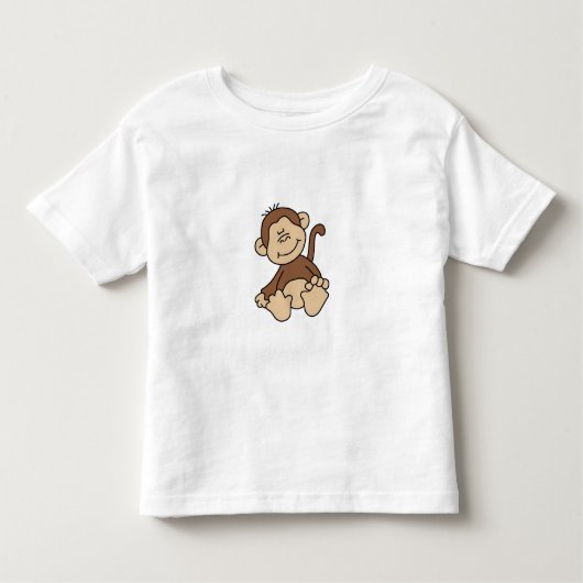 Kleine bruine aap kinder shirts (Voorkant)