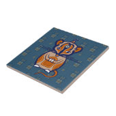 Kleine Bruine Muis Tegeltje (Zijkant)