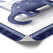 Kleine Brul Dinosaur - Brachiosaurus Babykamer Kun Poster (Hoek)