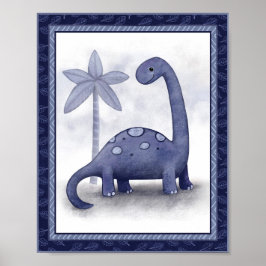 Kleine Brul Dinosaur - Brachiosaurus Babykamer Kun Poster