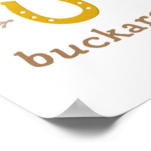 Kleine Buckaroo Muur Kunstprint 8x10 Poster (Hoek)