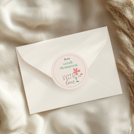 Kleine Bud Bloemen Hand Lettering Stickers