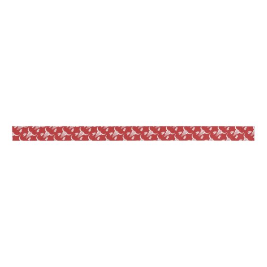 Kleine buffelspoel grosgrain lint (Voorkant)